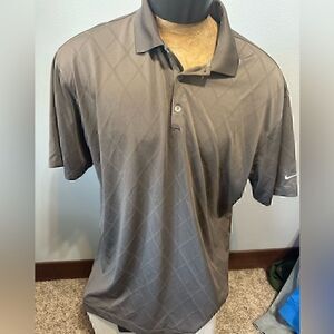 Nike Golf FitDry Mens XXL Bronze Short Sleeve Polo